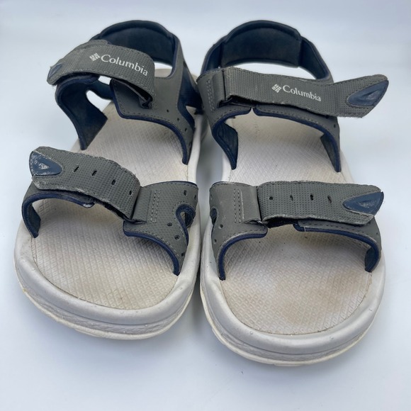 Columbia PFG Techsun III Sandal Men\'s Size 10 Grey/Blue Dual Strap BM4398-030 main image 8